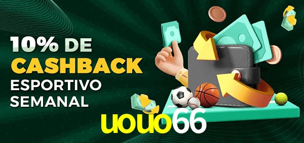 10% de bônus de cashback na uouo66